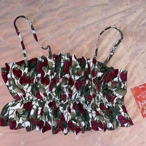 Kortni Jeane oversized ruffle top-Raspberry-xl